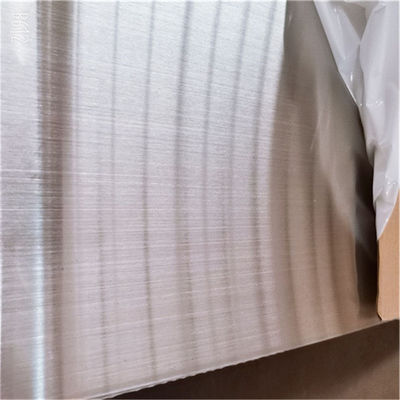 গুণমান  NO.4 304 2mm Brushed Stainless Steel Sheet 20 Gauge 0.036 12 X 5 কারখানা
